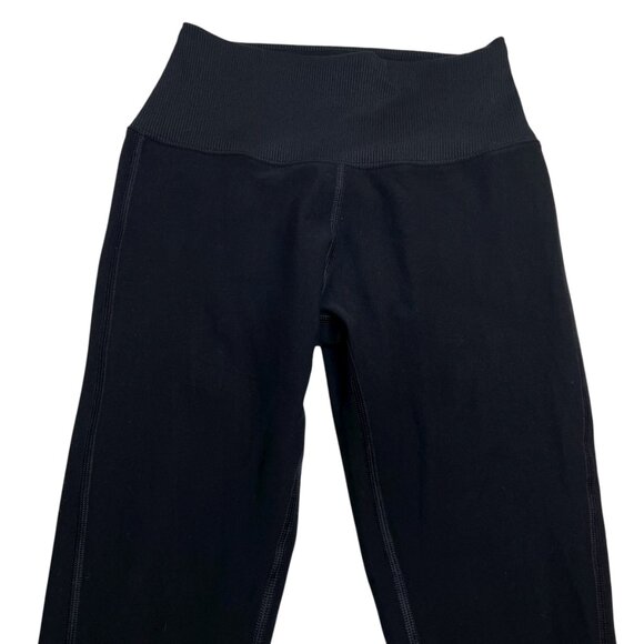 Alo High-Waist Alosoft Lounge Legging Solid Black Small - Picture 2 of 8